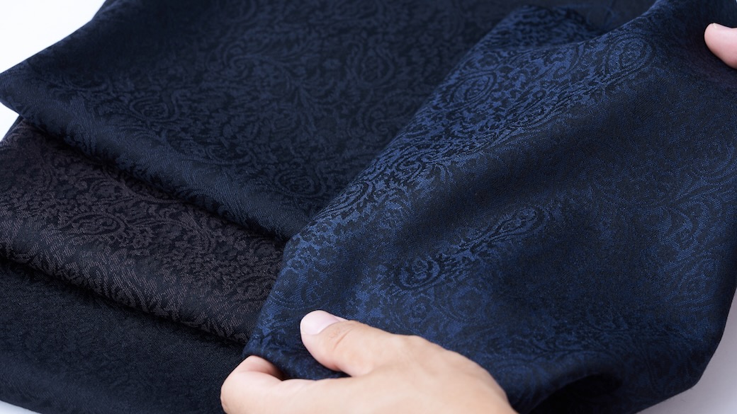 FORMAL JACQUARD ブラウンペイズリースリーピーススーツ
